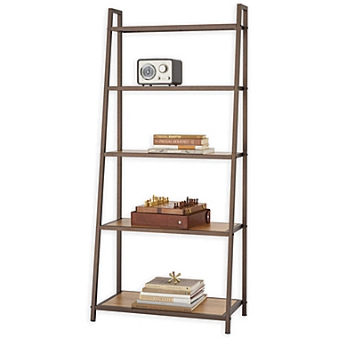 Trinity Leaning Bamboo Rack in Bronze. View a larger version of this product image.