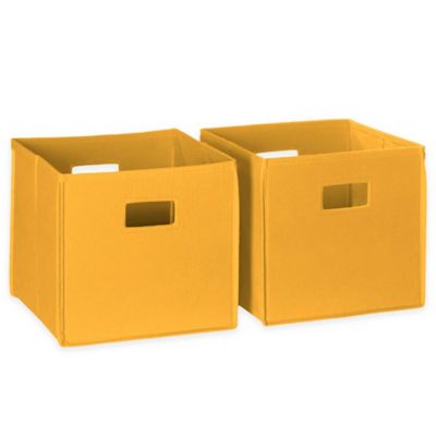 RiverRidge&reg; Home Folding Storage Bins for Kids (Set of 2)