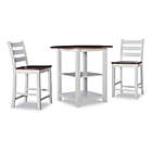 Alternate image 0 for Valin 3-Piece Counter Dining Set in White