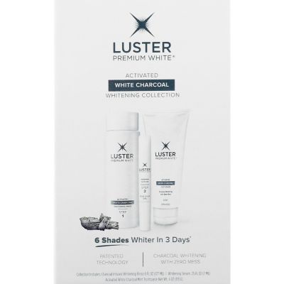 Luster Premium White&reg; Activated White Charcoal Whitening System