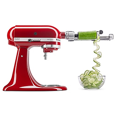 KitchenAid&reg; 7-Blade Spiralizer Plus with Peel Core and Slice Attachment. View a larger version of this product image.