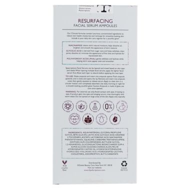 Clinicals by SpaScriptions&trade; .094 fl. oz. Resurfacing Facial Serum Ampoules (Set of 7). View a larger version of this product image.