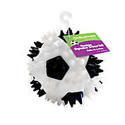 Gnawsome&trade; Soccer Ball Squeaker Dog Toy in White/Black