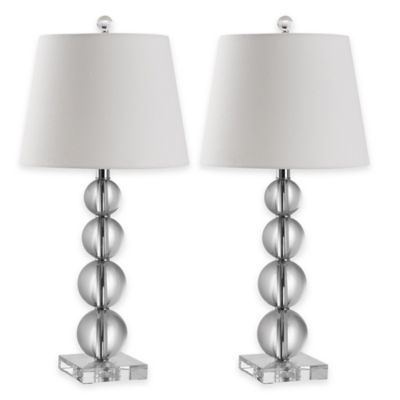 rustic glass table lamps
