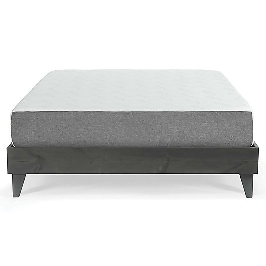 Alternate image 1 for eLuxurySupply® Queen Pinewood Platform Bed in Grey