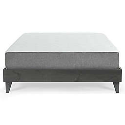 eLuxurySupply® King Pinewood Platform Bed in Grey