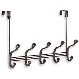 InterDesign® York Lyra Over-the-Door 5-Double Hook Rack
