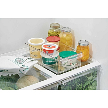 InterDesign&reg; Fridge Binz&trade; 8-Inch x 15-Inch Stackable Refrigerator Bin. View a larger version of this product image.