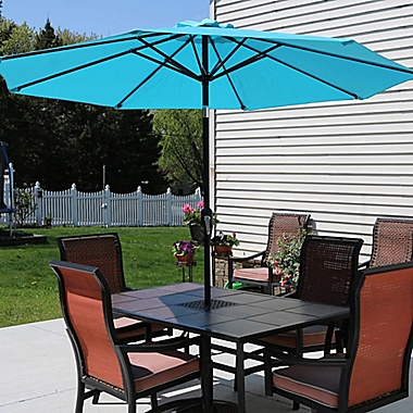 Sunnydaze 9 ft Aluminum Outdoor Patio Umbrella. View a larger version of this product image.