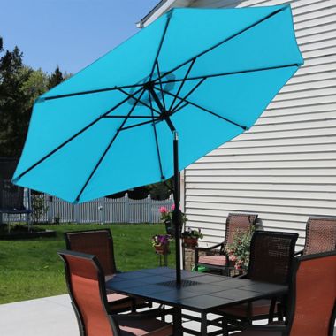 Sunnydaze 9 ft Aluminum Outdoor Patio Umbrella. View a larger version of this product image.