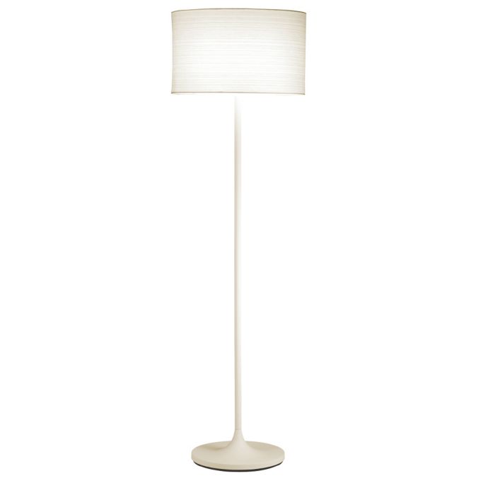 Adesso Oslo Floor Lamp In White Bed Bath And Beyond Canada
