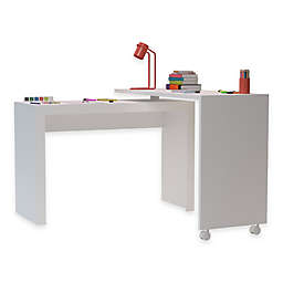 Manhattan Comfort Calabria Nested Desk in White