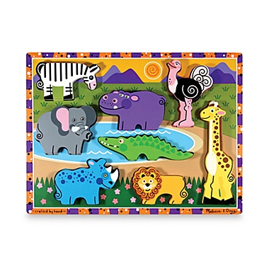 Melissa & Doug&reg; Safari Chunky Puzzle. View a larger version of this product image.