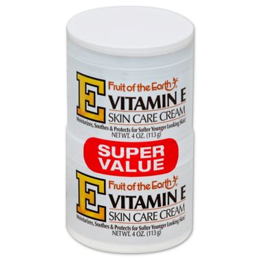 Fruit of the Earth&reg; 2-Count 4 oz. Vitamin E Skin Care Cream. View a larger version of this product image.