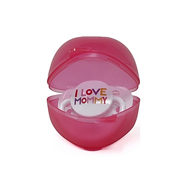 Ulubulu Pacifier Sanitizer Case in Pink. View a larger version of this product image.
