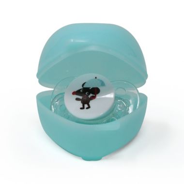 Ulubulu Pacifier Sanitizer Case in Blue. View a larger version of this product image.