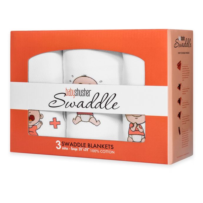 Baby Shusher 3Pack UltraSoft Swaddling Blankets Bed Bath & Beyond