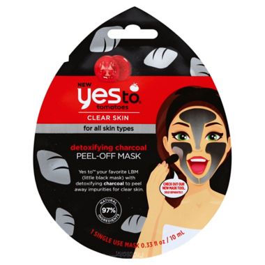 yes to&reg; tomatoes Detoxifying Charcoal Peel-Off Mask. View a larger version of this product image.