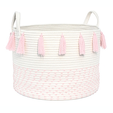 Taylor Madison Designs&reg; Round Rope Basket in Natural/Pint. View a larger version of this product image.