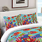 Alternate image 0 for Laural Home&reg; Fish in the Hood Standard Pillow Sham in Teal