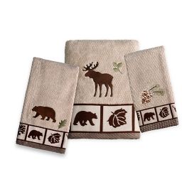 rustic style bath towels