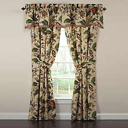 Waverly® Laurel Springs 84-Inch Rod Pocket Lined Window Curtain Panel Pair in Parchment