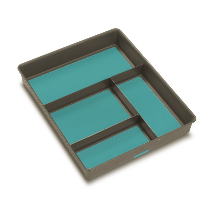 Madesmart Junk Drawer Organizer In Aqua Bed Bath Beyond