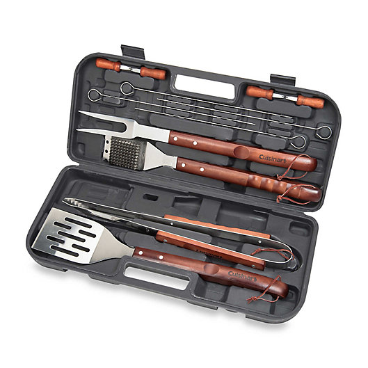 Alternate image 1 for Cuisinart® 13-Piece Wooden Grill Tool Set