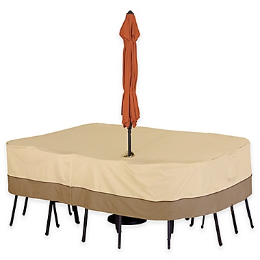 Classic Accessories&reg; Veranda Medium Outdoor Table with Umbrella Hole. View a larger version of this product image.