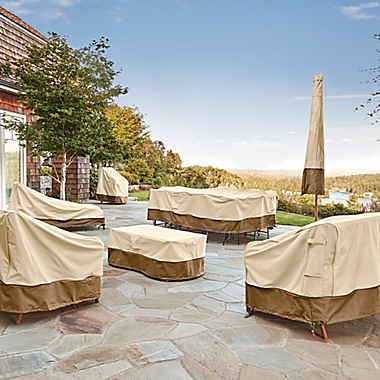 Classic Accessories&reg; Veranda Medium Outdoor Table with Umbrella Hole. View a larger version of this product image.