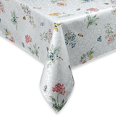 Lenox BUTTERFLY MEADOW Rectangular Oblong Tablecloth 60" x 102" 6285922 NEW 