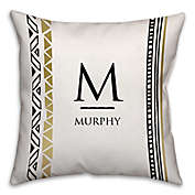 Modern Tribal 18-Inch Square Throw Pillow