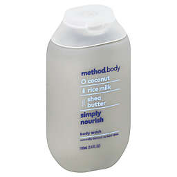 Method® Body 3.4 fl. oz. Simply Nourish Body Wash with Coconut, Rice Milk, and Shea Butter