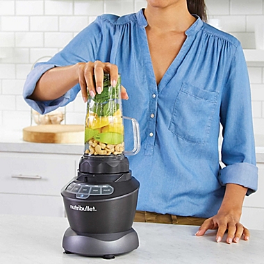 NutriBullet&reg; 1200-Watt Blender Combo with Single Serve Cups. View a larger version of this product image.