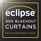 Alternate image 6 for Eclipse Ronneby 63-Inch Grommet Blackout Window Curtain Panel in Black (Single)