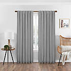 Alternate image 0 for Eclipse Nora Solid 108-Inch Rod Pocket/Back Tab 100% Blackout Curtain Panel in Grey (Single)