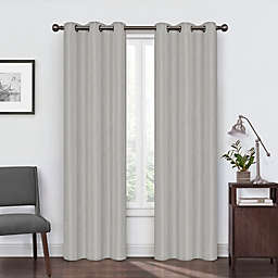 Eclipse Reagan 63-Inch Grommet Room Darkening Window Curtain Panel in Grey (Single)
