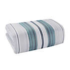 Alternate image 4 for Waverly&reg; Forever Stripe 10-Piece Queen Comforter Set in Blue