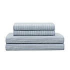 Alternate image 6 for Waverly&reg; Forever Stripe 10-Piece Queen Comforter Set in Blue