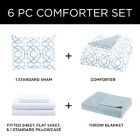 Alternate image 5 for Stratford 6-Piece Twin/Twin XL Comforter Set in Aqua