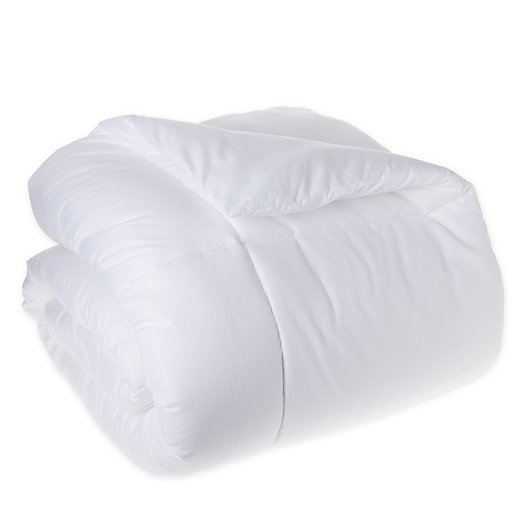 Alternate image 1 for Simply Essential™ Microfiber Down Alternative King Comforter in White
