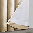 Alternate image 3 for O&O by Olivia & Oliver&trade; 63-Inch Luster Velvet Curtain Panel in Khaki (Single)
