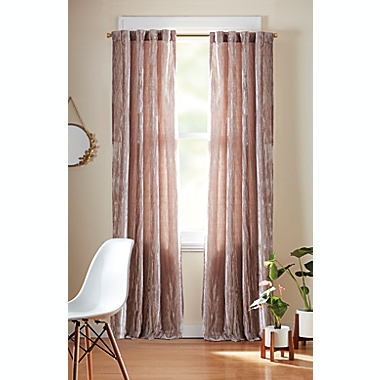 Wild Sage&trade; Valentina Rod Pocket/Back Tab Room Darkening Window Curtain Panel (Single). View a larger version of this product image.