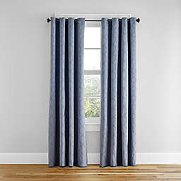 Simply Essential™ Woven Honeycomb 63-Inch Light Filtering Curtain in Chambray Blue (Single)