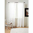 Alternate image 0 for Studio 3B&trade; Belgian Linen Rod Pocket Back Tab 84-inch Window Curtain Panel in Ivory