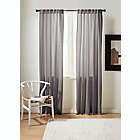 Alternate image 0 for Studio 3B&trade; Belgian Linen Rod Pocket Back Tab 84-inch Window Curtain Panel in Graphite