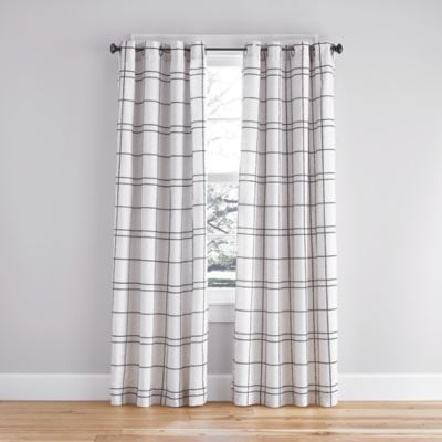 Simply Essential&trade; Altura Windowpane Grommet Window Curtain Panel (Single)