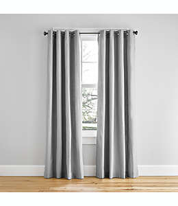 Cortina de algodón Simply Essential™ Hawthorne de 2.13 m color gris