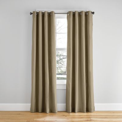 Simply Essential&trade; Hawthorne 95-Inch Grommet Window Curtain Panel in Taupe (Single)
