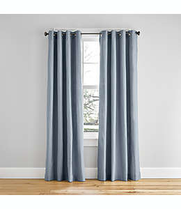 Cortina de algodón Simply Essential™ Hawthorne de 2.41 m color azul chambray